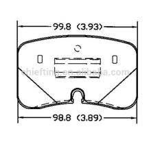 D476 04491-50020 brake pads for toyota camry